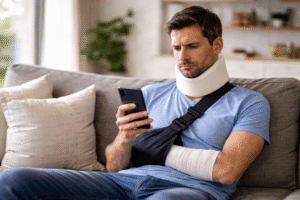 an injured person looking for a personal injury lawyer